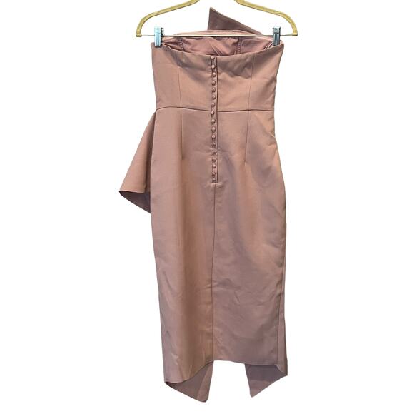 NWT ELLIATT Reception Cascade Ruffle Strapless Cocktail Dress Size XS - Picture 7 of 10